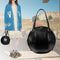 Gucci Puma Lux Energy Black Ball Zip Large Gold Round Basketball Handbag New