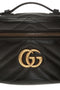 Gucci Marmont Black GG Backpack Italy Travel Backpack Small Bag Quilted NEW