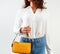 Coach Nolita 19 Horse & Carriage Bag Ochre Vintage Zip Handbag Purse Yellow NEW