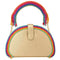 Mary Frances Sunshine Rainbows Top Beaded Crossbody Blue Handbag Evening Bag New