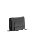 Hammitt Levy Black Gunmetal Leather Bag Handbag Award handbag Zip Lifetime NEW