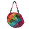 MARY FRANCES Rainbow Kisses Top Handle  LIPS RAINBOW Beige Color HANDBAG NEW