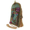 Mary Frances Pretty Parrot Beaded Crossbody Handbag Bird Bag Pink Gold Zip New