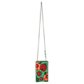 Mary Frances So Lucky Crossbody Phone Bag Ladybug Red Green Spring Beaded Handbag NEW
