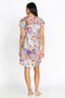 Johnny Was Sleepwear Pocca Cap Sleeve Dress Lounge Black Floral Loungewear New