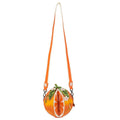 Mary Frances FRESH SQUEEZED Orange Beaded Crossbody Spring 22 Handbag BAG NEW