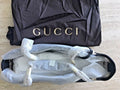 Gucci Soho Medium Black Double Leather Chain Shoulder Bag Tote Black Gold New