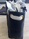 Gucci Soho Medium Double Chain Shoulder Bag Leather Handbag Italy Black Gold NEW