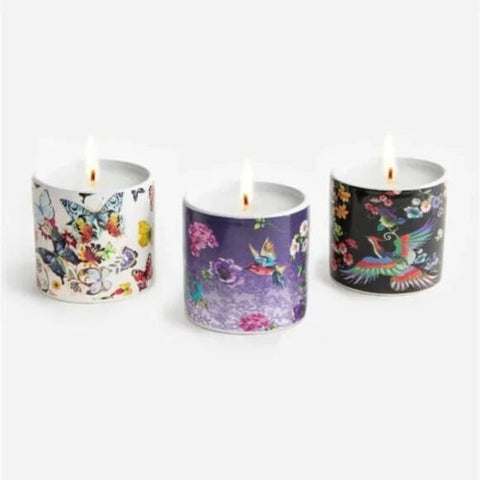 Johnny Was Fine Set of 3 VOTIVE CANDLES Candle three Natural Soy Multi New
