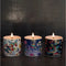 Johnny Was Fine Set of 3 VOTIVE CANDLES Candle three Natural Soy Multi New