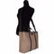 Gucci Duffle Brown Signature Guccissima Large Canvas Leather Travel New