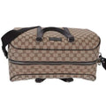 Gucci Duffle Brown Signature Guccissima Large Canvas Leather Travel 610105 NEW