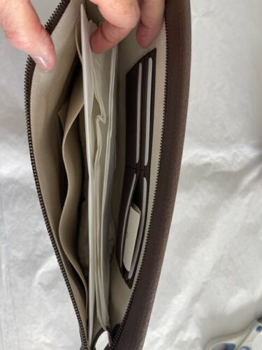 Gucci Ophidia Red Zip Large Clutch Handbag Italy Leather Men Pouch Bag NEW