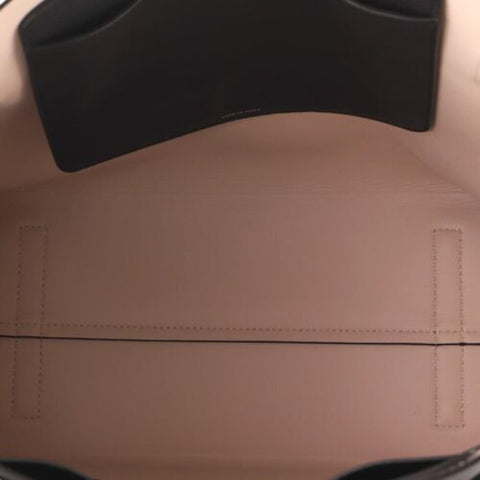 Burberry Baby Triple Stud Leather Belt Tote Bag Top Handle Black Handbag NEW