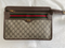 Gucci Ophidia Red Zip Large Clutch handbag Italy Leather Men pouch Bag NEW