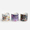 Johnny Was Fine Set of 3 VOTIVE CANDLES Candle three Natural Soy Multi New