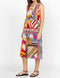 Johnny Was Rachel May Easy Fit Tank Dress Red Flowers Yellow Floral New