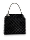 Stella McCartney Authentic faux handbag falabella new black silver new