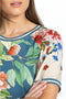 Johnny Was ROMANO RAGLAN Short Sleeve Floral Tee Shirt Top Flower New