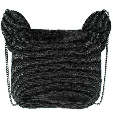 Mary Frances Throw Me a Bone Beaded French Bulldog Crossbody Handbag Multi New