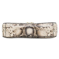 Tory Burch Elise Snake Shoulder Bag Natural Ivory NEW