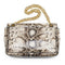 Tory Burch Elise Snake Shoulder Bag Natural Ivory NEW