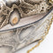 Tory Burch Elise Snake Shoulder Bag Natural Ivory NEW