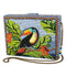 Mary Frances Toucan Tonight Beaded Bird Crossbody Handbag Bag Multi New