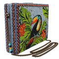 Mary Frances Toucan Tonight Beaded Bird Crossbody Handbag Bag Multi New
