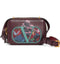 Valentino Garavani Red Clutch Leather Rockstud Matelass?? Italy Bag New