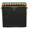 Mary Frances Well Traveled Black Books Spring Beaded Crossbody Clutch Handbag NEW