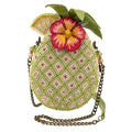 Mary Frances Pineapple Island Beaded Crossbody Novelty Handbag Bag Multi New